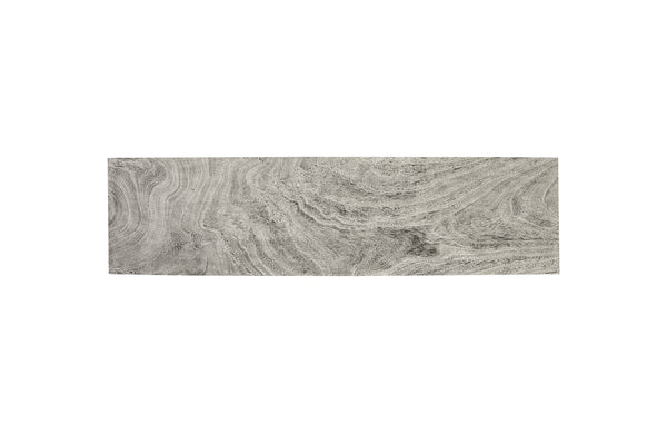 Geometry Console Table, Grey Stone