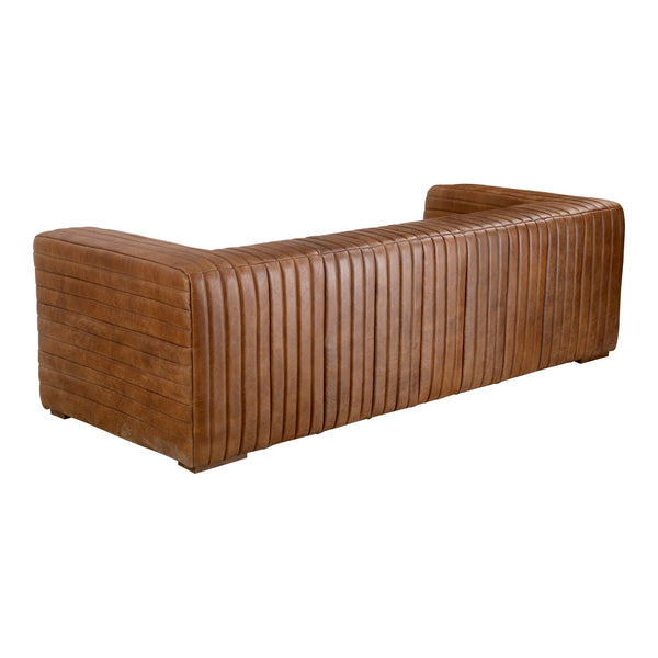 Castle Sofa in Brown Leather