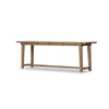 Flip Top Console Table In Toasted Ash