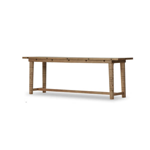Flip Top Console Table In Toasted Ash