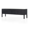 Isador Media Console In Black Wash Poplar