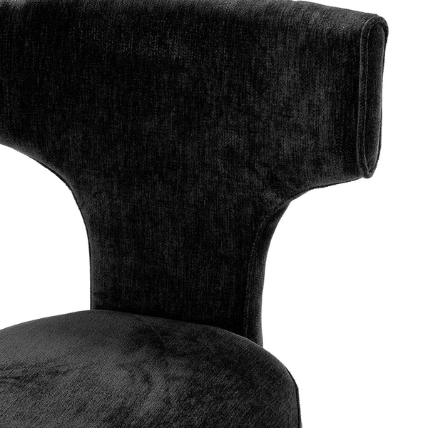 Khai Upholstered Dining Chair in Charcoal