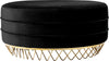 Henry Ottoman/Coffee Table In Black Velvet