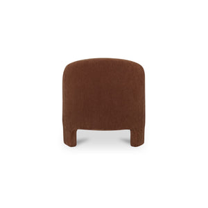 Moe's Tuva Accent Chair in Toffee Velvet