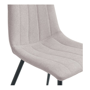 Moe's Alibi Dining Chair Set of Two in Beige
