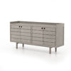 Lula Outdoor Sideboard In Weathered Grey