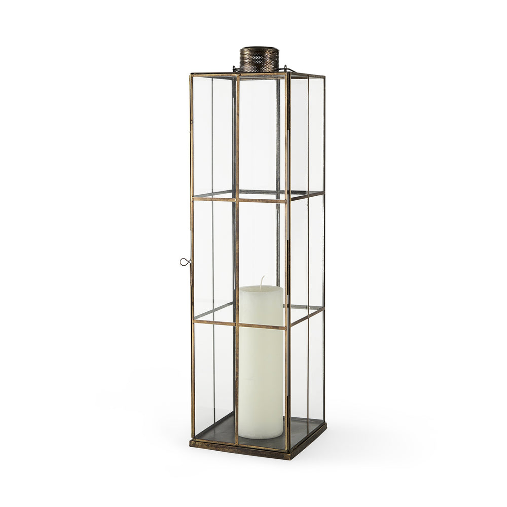 Grimwig (Large) 8L x 8W x 31H LANTERN W/SHEET BASE WITHOUT BEVEL