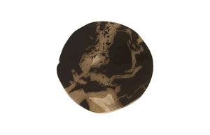 Cast Petrified Wood Stool Resin