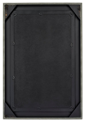 Structure Shagreen Rectangle Mirror, Grey