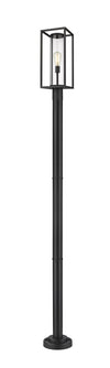 Dunbroch 1 Light Outdoor Post Mounted Fixture in Black Finish