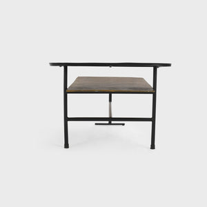 Wagner Cast Aluminum Rectangle Coffee Table - Dark Antique