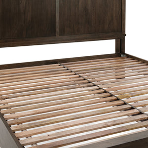 Westlake Queen Bed in Kona Brown - Solid Mango Wood
