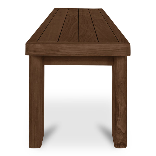 Moe's Marina Outdoor Teak Bench in Brown