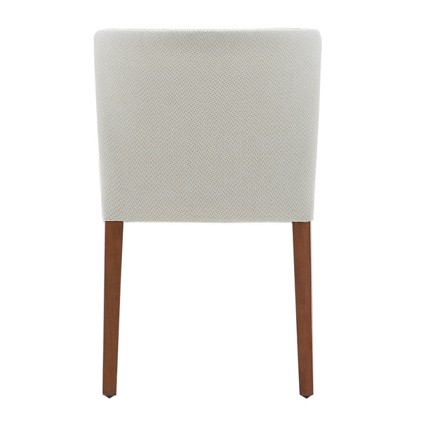 Albie Fabric Dining Side Chair In Cardiff Cream (Set of 2)