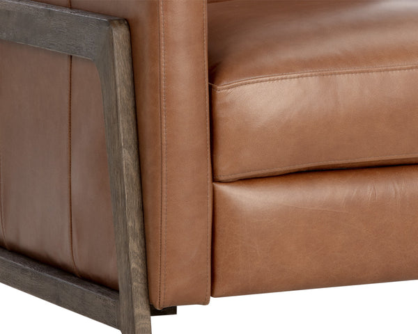 BRANDON RECLINER - SHALIMAR TOBACCO LEATHER