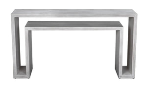 Caine Console, White Wash