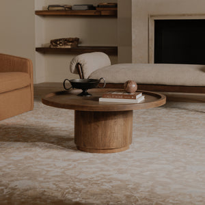 Moe's Cohen Coffee Table in Solid Oak Brown