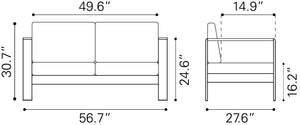 Cosmopolitan Sofa Gray