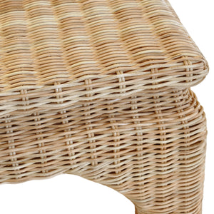 MING STYLE COFFEE TABLE IN WOVEN RATTAN