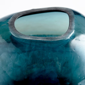 Small Cape Caspian Vase in Blue