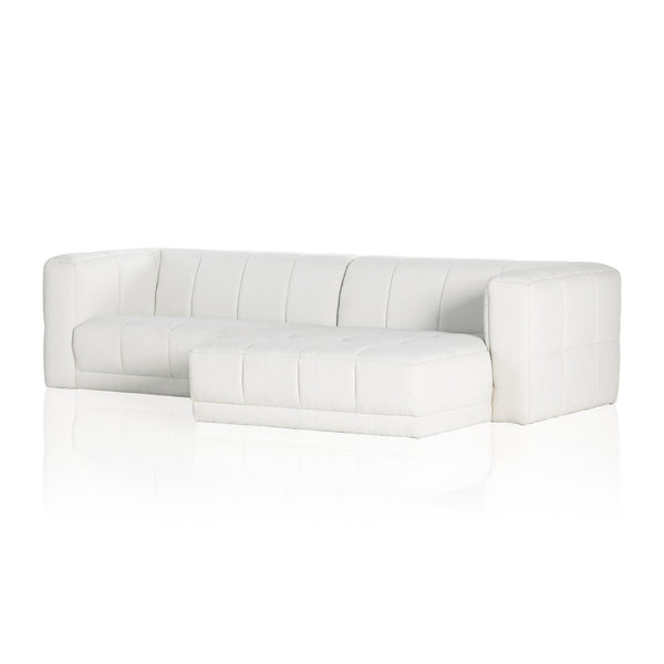 Tavi 2-Piece Sectional - FIQA Boucle Natural