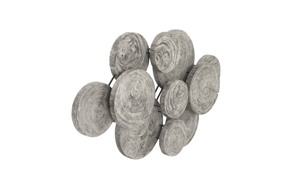 Clouds Wall Art, Grey Stone