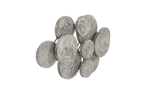 Clouds Wall Art, Grey Stone
