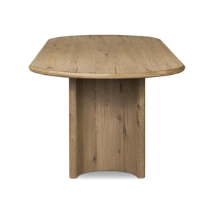 Paden Dining Table - Worn Oak Veneer