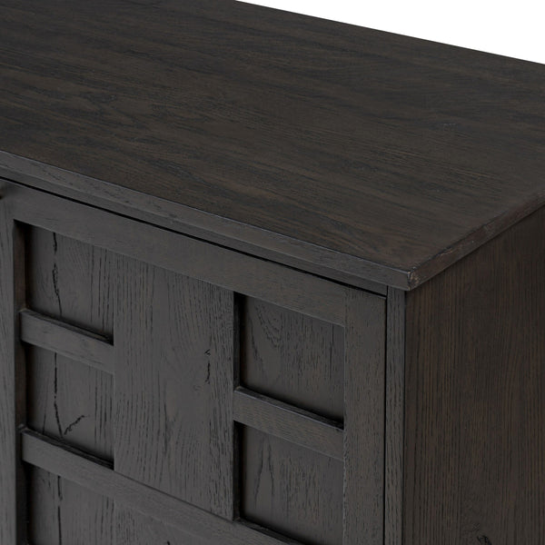 Alessio Sideboard - Smoked Black