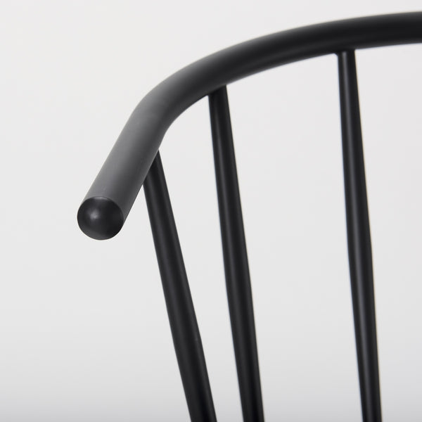 Colin Black Metal Bar Stool