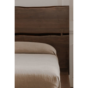 Moe's Madagascar King Platform Bed in Dark Brown