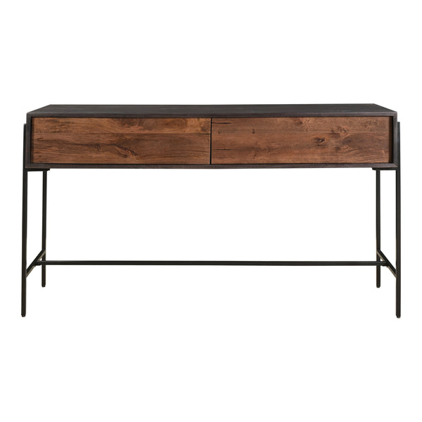 Tobin Console Table in Light Brown Mango Wood