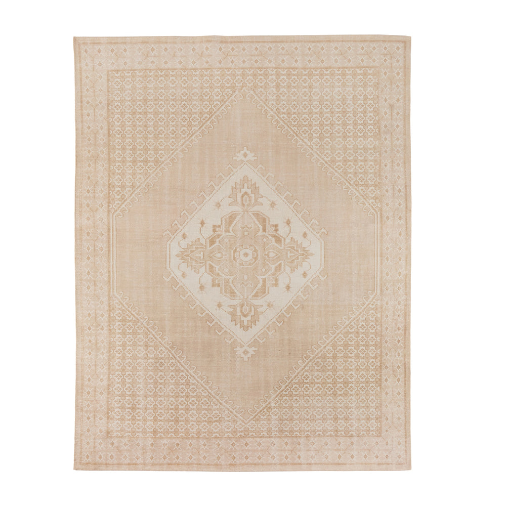 Deluca Rug In Banded Cream In 9'X12'