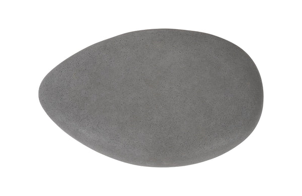 River Stone Coffee Table, Charcoal Stone, Small