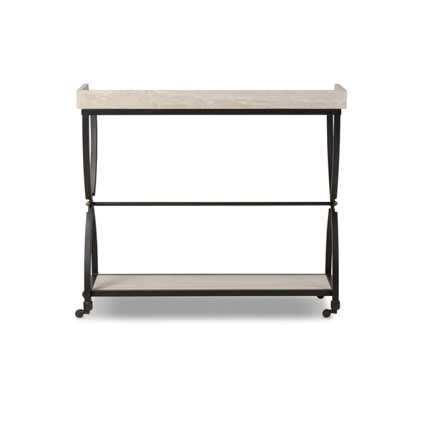 Six Beers Table - Travertine