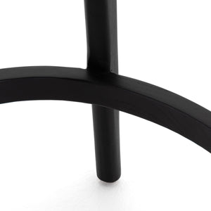 Britt Stool In Brushed Ebony In Counter