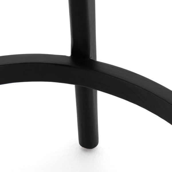 Britt Stool In Brushed Ebony In Counter