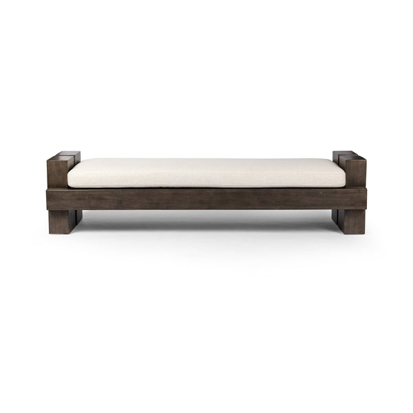 Heavy Wood Accent Bench In Alcala Cream