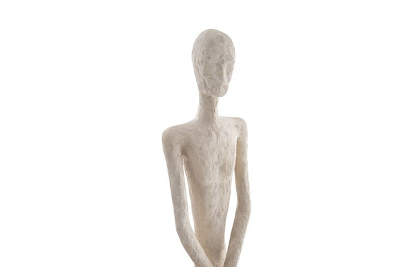 Skinny Female Sculpture, Roman Stone 84"H