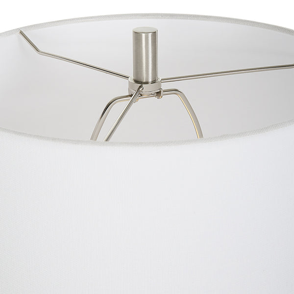 Fountain White Marble Buffet Lamp