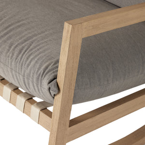 Aiken Outdoor Rocking Chair In Charcoal