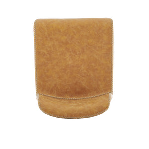 Jayden KD PU Low Back Counter Stool, Vintage Cedar