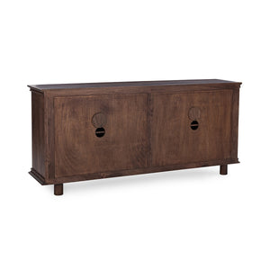 Shira Collection Solid Wood 4Dr Buffet - Kona Brown