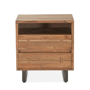 Aspen 24" Night Chest, Two Drawer and Shelf