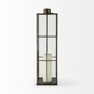 Grimwig (Large) 8L x 8W x 31H LANTERN W/SHEET BASE WITHOUT BEVEL