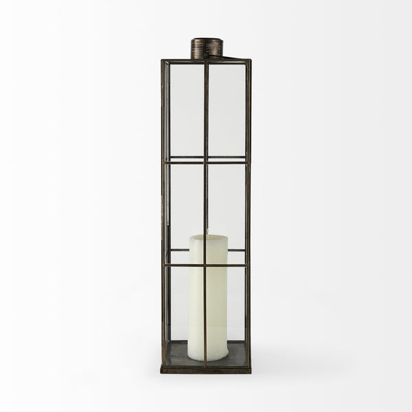 Grimwig (Large) 8L x 8W x 31H LANTERN W/SHEET BASE WITHOUT BEVEL