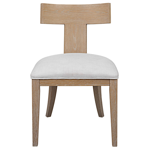 Idris Armless Chair Natural