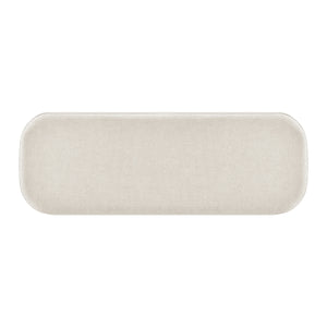 Clinton Chenille Storage Bench, Seneca Beige 