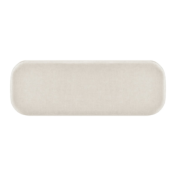 Clinton Chenille Storage Bench, Seneca Beige 