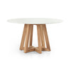 Creston Dining Table-White Marble